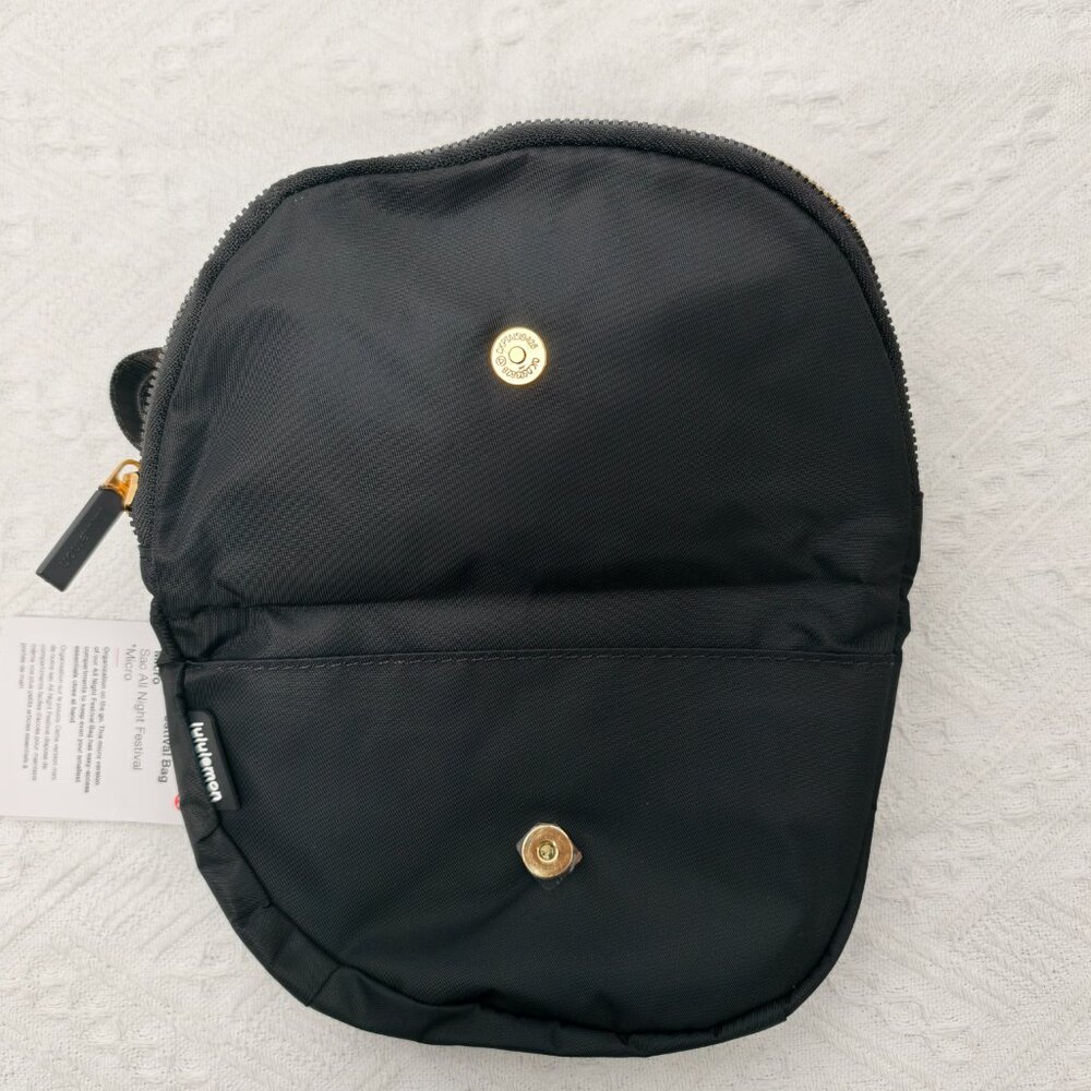 🏄🏻♀️Lululemon All Night Festival Bag 2L - Black Compact Crossbody - Picture 4 of 8